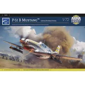 ARMA HOBBY 1 72 North-Am. P-51 B / C Mustang China/ Burma/ India Compra Oggi Stesso