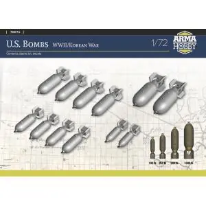 ARMA HOBBY 1 72 U.S. Bombs WWII / Korean War 1/72 Ultime Pezzi