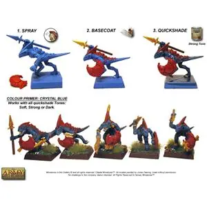 Army Painter Colour Primer - Crystal Blue Più Venduto