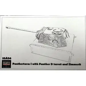 Novità ATAK 1 35 Pantherturm I - Panther D - w/ Decals