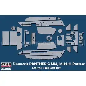 ATAK 1 35; Zimmerit Panther G Mid, M-N-H Pattern (Takom) Ordina Subito