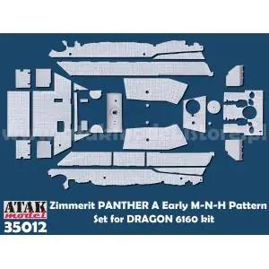 Esclusivo ATAK 1 35; Zimmerit per Panther A early - Dragon