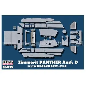 Consegna Rapida ATAK 1 35; Zimmerit per Panther Ausf. D - Dragon