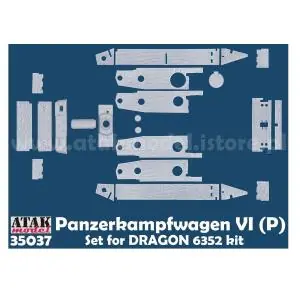 ATAK 1 35; Zimmerit per Panzer VI (P) - Dragon Premium Più Venduto