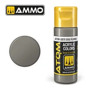 Offerta Lampo ATOM by Ammo of Mig COLOR Grau RLM02 , pittura acrilica da 20ml