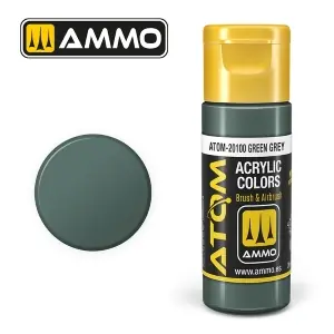 Acquista Ora ATOM by Ammo of Mig COLOR Green Grey , pittura acrilica da 20ml
