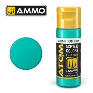 A Buon Prezzo ATOM by Ammo of Mig COLOR Jade Green , pittura acrilica da 20ml