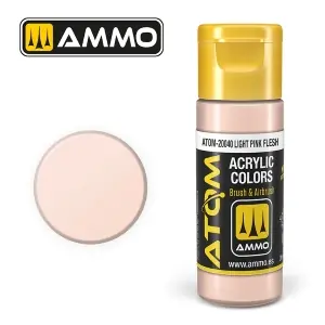 ATOM by Ammo of Mig COLOR Light Pink Flesh , pittura acrilica da 20ml Spedizione Espresso
