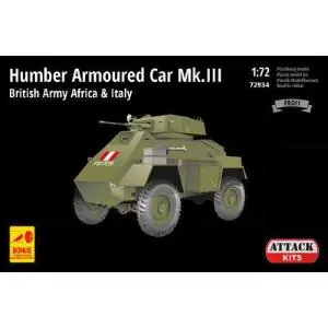 Di Tendenza ATTACK 1 72; Humber Armoured Car Mk. III in Africa + Italy