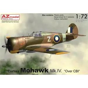 Must-Have AZ MODEL 1/72; Mohawk Mk.IV ‘Over CBI‘ (3x camo)