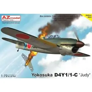Nuovo Arrivo AZ MODEL 1/72; Yokosuka D4Y1/1-C Judy (4x camo)