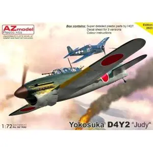 AZ MODEL 1/72; Yokosuka D4Y2 Judy (3x camo) Ultime Pezzi