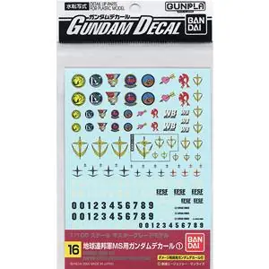 Prezzo Ridotto BANDAI GUNDAM DECAL 16 MG MULTI FEDERATION