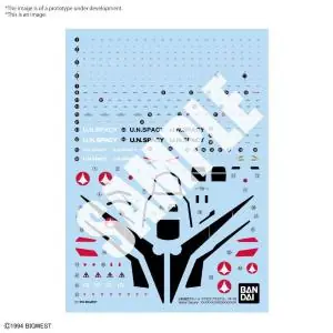 BANDAI HG macros yf-19 1/100 water decals Must-Have