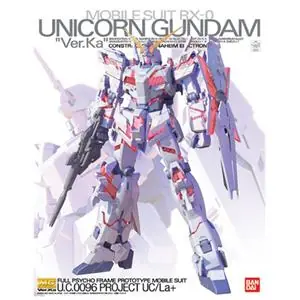 Offerta Limitata BANDAI MG GUNDAM UNICORN VER KA 1/100