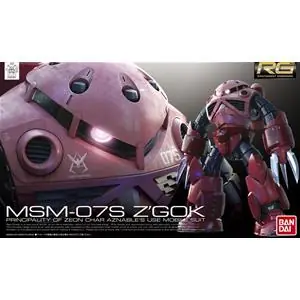 BANDAI RG Z‘GOK CHAR CUSTOM 1/144 Spedito Oggi