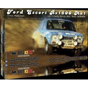 Consegna Rapida Belkits 1 24 Ford Escort Mk.1 Makinen RAC Winner 1973