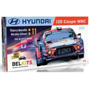 Promozione Belkits 1 24 Hyundai i20 Coupe WRC Tour de Corse 2019