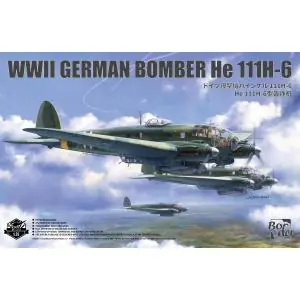 BORDER MODEL 1/35; WW2 German Bomber He 111H-6 Spedizione Espresso