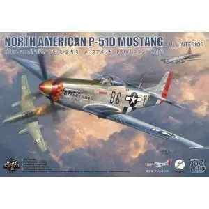 Nuovo Arrivo BORDER MODEL 1 35 North American P-51D Mustang - Prepainted