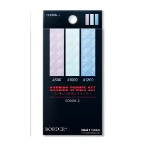 BORDER MODEL set di spugne abrasive grane 800 1000 1200 - 18 PEZZI Direttamente Dal Produttore