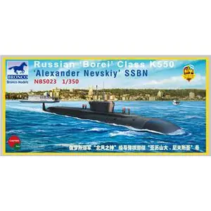 Bronco Models 1/350; Russian "Borei" Class K-550 "Alexander Nevskiy" Di Tendenza