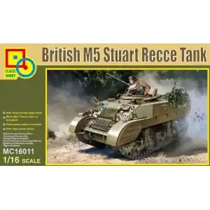 CLASSY HOBBY 1/16; British M5 Stuart Recce tank Più Venduto