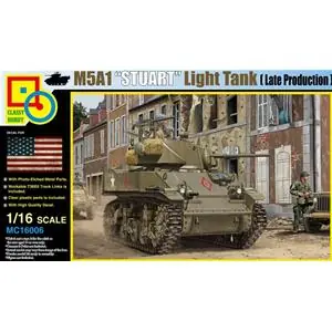 Consegna Rapida CLASSY HOBBY 1/16; M5A1 Stuart (Late Production)