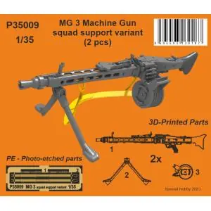 CMK 1 35 MG 3 Machine Gun - squad support variant (2x) 1/35 Prezzo Ridotto