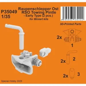 CMK 1 35 Raupenschlepper Ost RSO Towing Pintle - Early Type Nuovo Arrivo