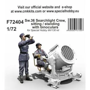 Nuova Collezione CMK 1 72 Sw.36 Searchlight Crew