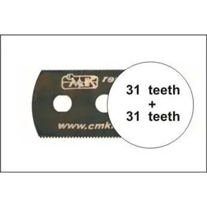 CMK sega liscia (entrambi i lati 31 denti) 1p Ordina Subito