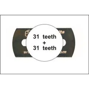 Offerta Del Giorno CMK sega liscia (entrambi i lati 31 denti) 5 pezzi