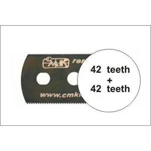 Promo Stagionale CMK Sega molto liscia (entrambi i lati 42 denti) 1p