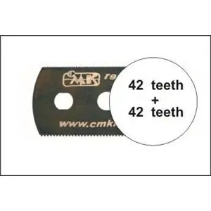 CMK sega molto liscia (entrambi i lati 42 denti) 5 pezzi Acquista Ora