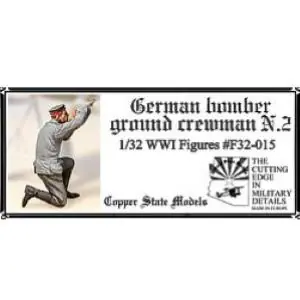 Offerta Del Giorno Copper State Models 1/32; German bomber ground crewman N.2