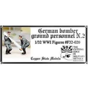 Professionale Copper State Models 1/32; German bomber ground personnel N.2