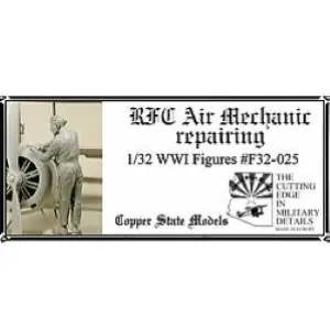 Copper State Models 1/32; RFC Air Mechanic repairing Affare
