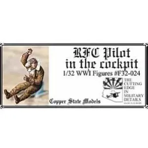 Novità Copper State Models 1/32; RFC Pilot in the cockpit