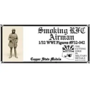 Copper State Models 1/32; Smoking RFC Airman Soddisfatti O Rimborsati