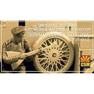 Copper State Models 1/35; Imperial Russian Automobile Machine Gun Platoon Crewman playing balalaika Di Tendenza