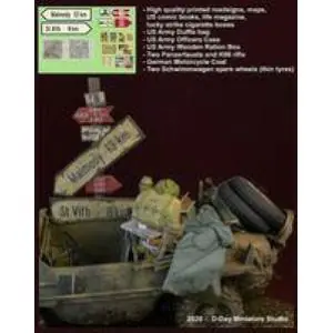 D-DAY miniatures 1 35; Schwimmwagen Accessories Set Ardennes 1944 Affare