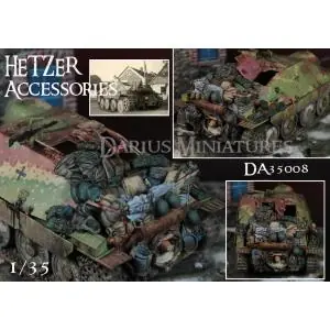 Quantità Limitata Darius Miniatures 1 35; Hetzer Accessories