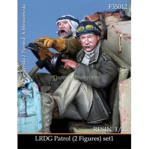 Prezzo Ridotto Darius Miniatures 1 35; L.R.D.G. Patrol (2 Figures) Set 1