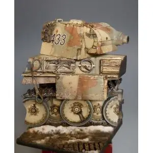 Must-Have Darius Miniatures 1 35; Scenerie 21 - WWII - Panther G Wanne & Turmmitte