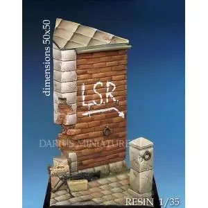 A Buon Prezzo Darius Miniatures 1 35; Scenerie 28 - WWII - Ziegelwand & Gehwegausschnitt