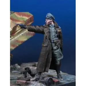 Darius Miniatures 1 35; SS Officer shooter with parabellum Nuova Collezione