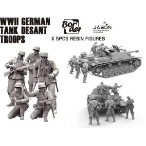 Quantità Limitata DAS WERK 1/16; WW2 German Tank Desant Troops