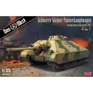 DAS WERK 1/35; Schwerer kleiner Panzer - heavy tank project 1944 Super Prezzo