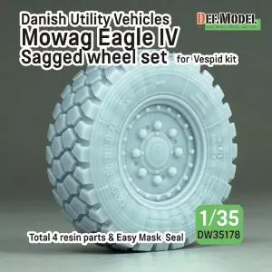 Saldi DEF MODEL 1 35 Danish Eagle IV Sagged wheel set (Vespid)